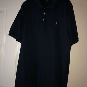 Navy polo shirt